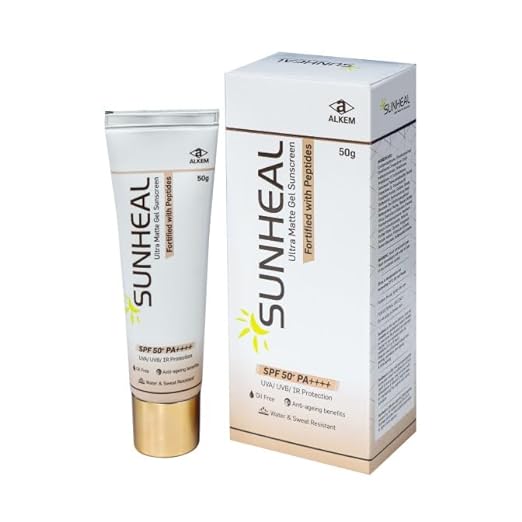 BOMBERO Sun-heal Ultra Matte Gel Sunscreen 50gm Oil Free SPF 50+ PA++++ (For External Use)