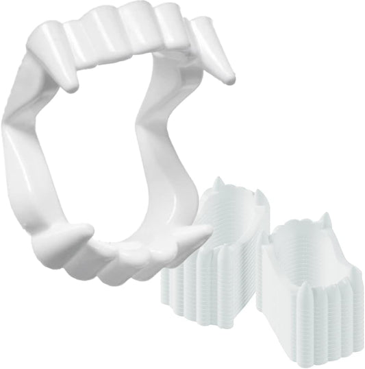 Halloween Vampire Teeth Fangs White Pack of 2 Costume Accessory