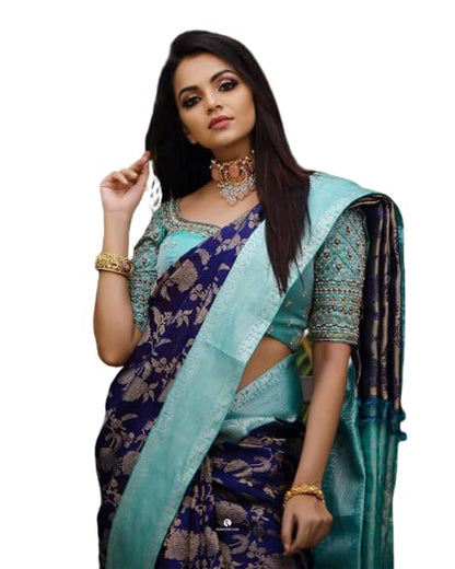 Vasthrlay Classic Banarasi Traditional Saree for festive ethnic occasions