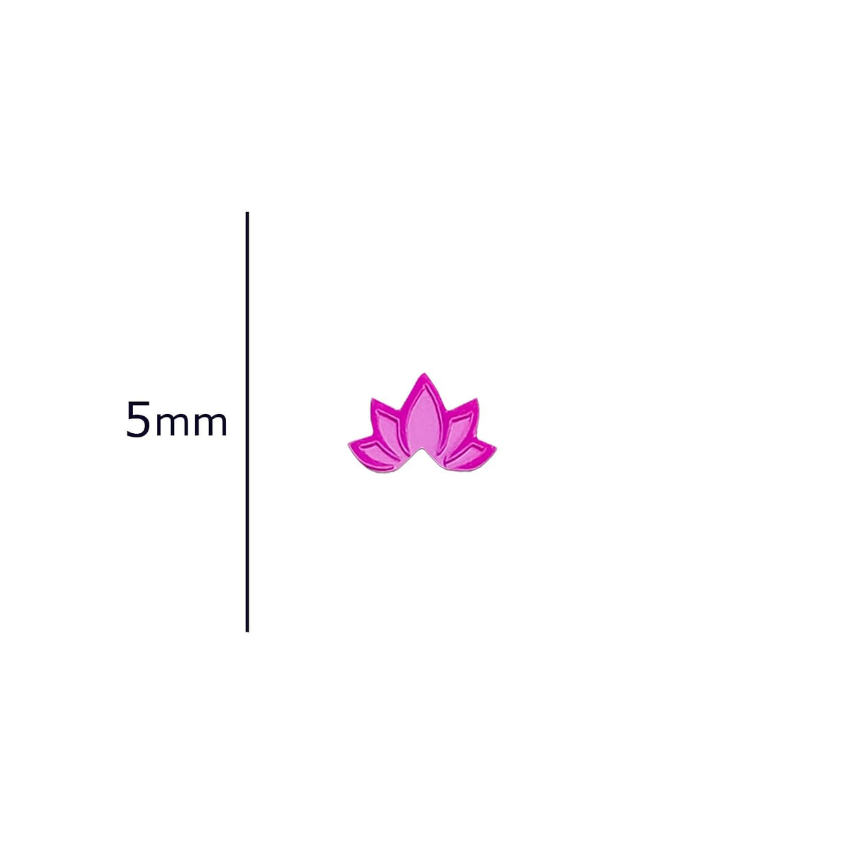 Comet Busters Handcrafted Pink Lotus Bindis 5 mm