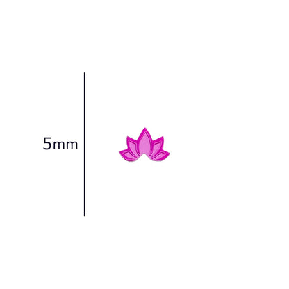 Comet Busters Handcrafted Pink Lotus Bindis 5 mm