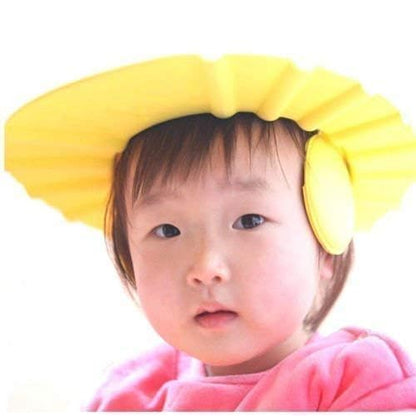 Jankylabh Soft Adjustable Visor Hat - Safe Shampoo Shower Bathing Protection Cap for Toddlers - PUSHMYCART