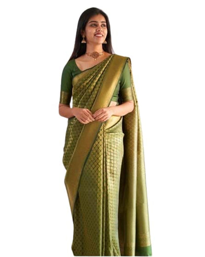 Vasthrlay Classic Banarasi Traditional Saree for festive ethnic occasions