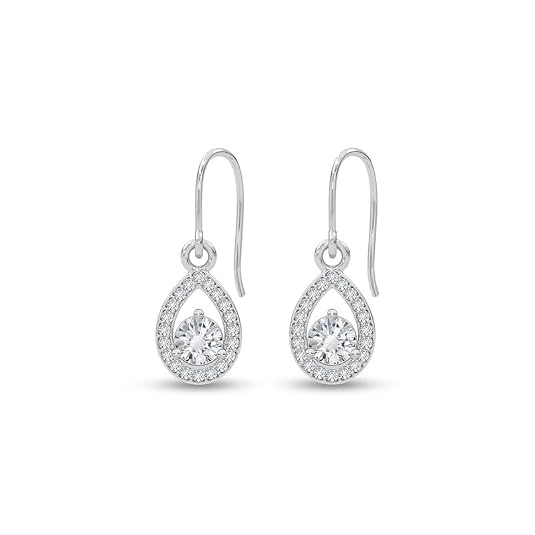 CLARA 925 Sterling Silver Drop Earrings Luna