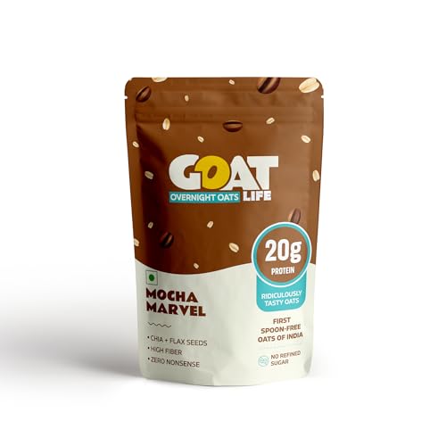 GOAT Life High Protein Overnight Oats Mocha Marvel 75g