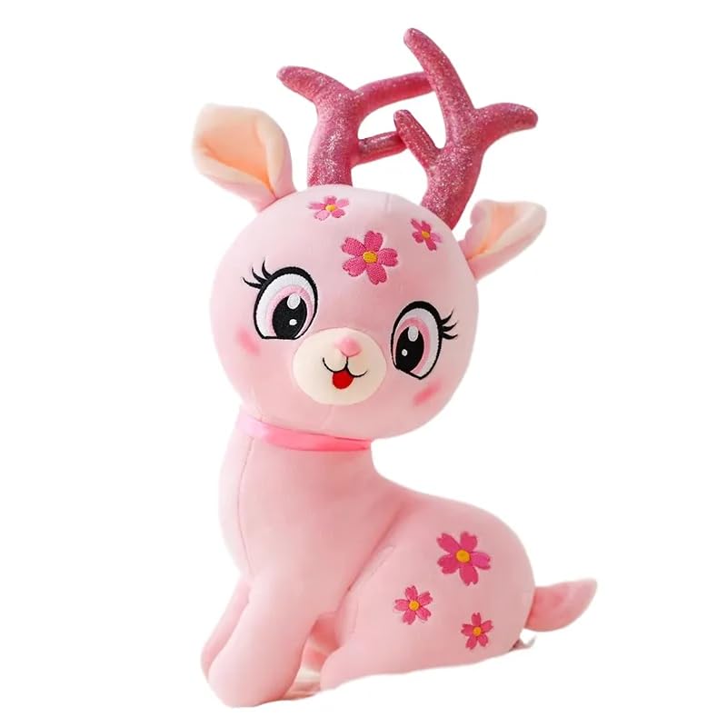 SCOOBA Reindeer Deer Plush Toy (pink)