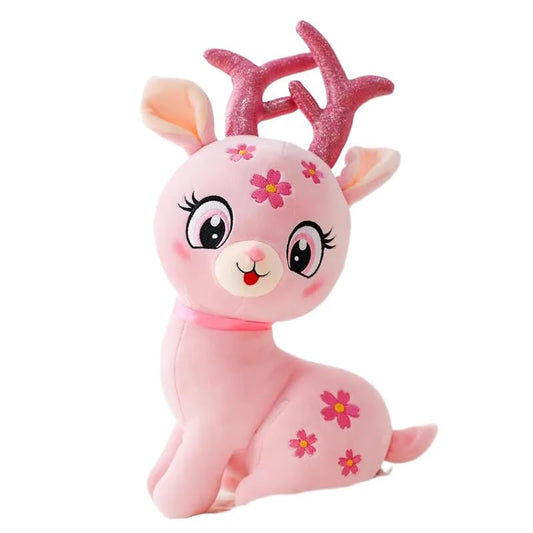 SCOOBA Reindeer Deer Plush Toy (pink)