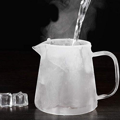 ZROY ENTERPRISE Borosilicate Round Glass Tea Pot - PUSHMYCART