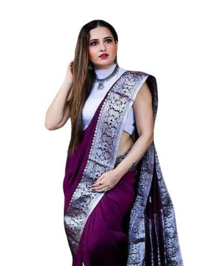 Vasthrlay Classic Banarasi Traditional Saree for festive ethnic occasions