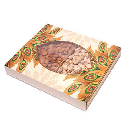Leeve Dry Fruits Fresh Combo Fruit & Nuts Diwali Gift Fancy Box Hamper - PUSHMYCART