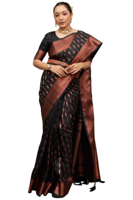 Vasthrlay Classic Kanjivaram Traditional Saree for festive ethnic occasions
