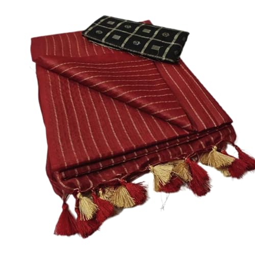 Vasthrlay Classic Traditional Saree with elegant bhagalpuri styling