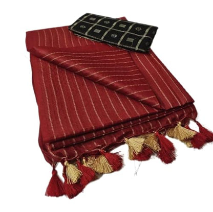 Vasthrlay Classic Traditional Saree with elegant bhagalpuri styling