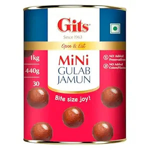 Gits Open & Eat MiNi Gulab Jamun 1kg