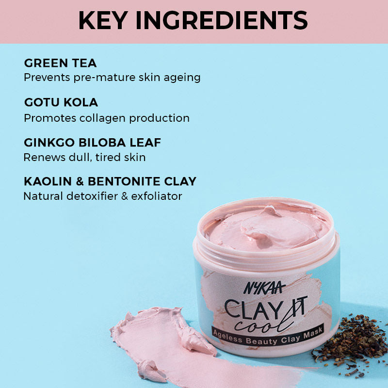 Nykaa Clay It Cool Clay Mask (100gm) - PUSHMYCART