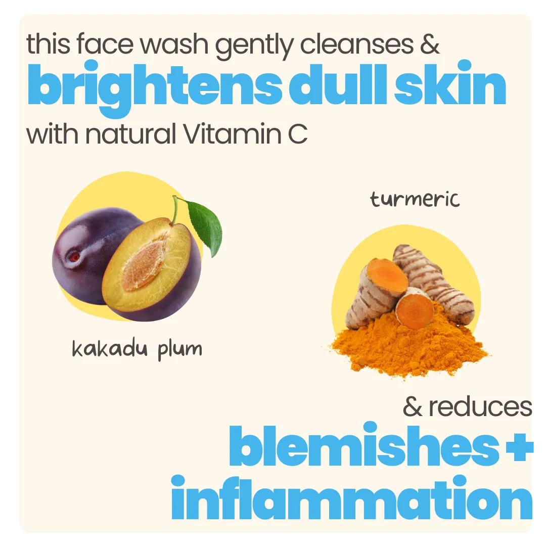 bye dull skin face wash for kids 100ml 2