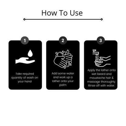 Omorfee India Beard & Moustache Wash