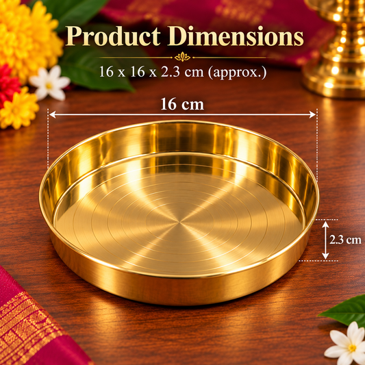 Basic Brass Thali 291g