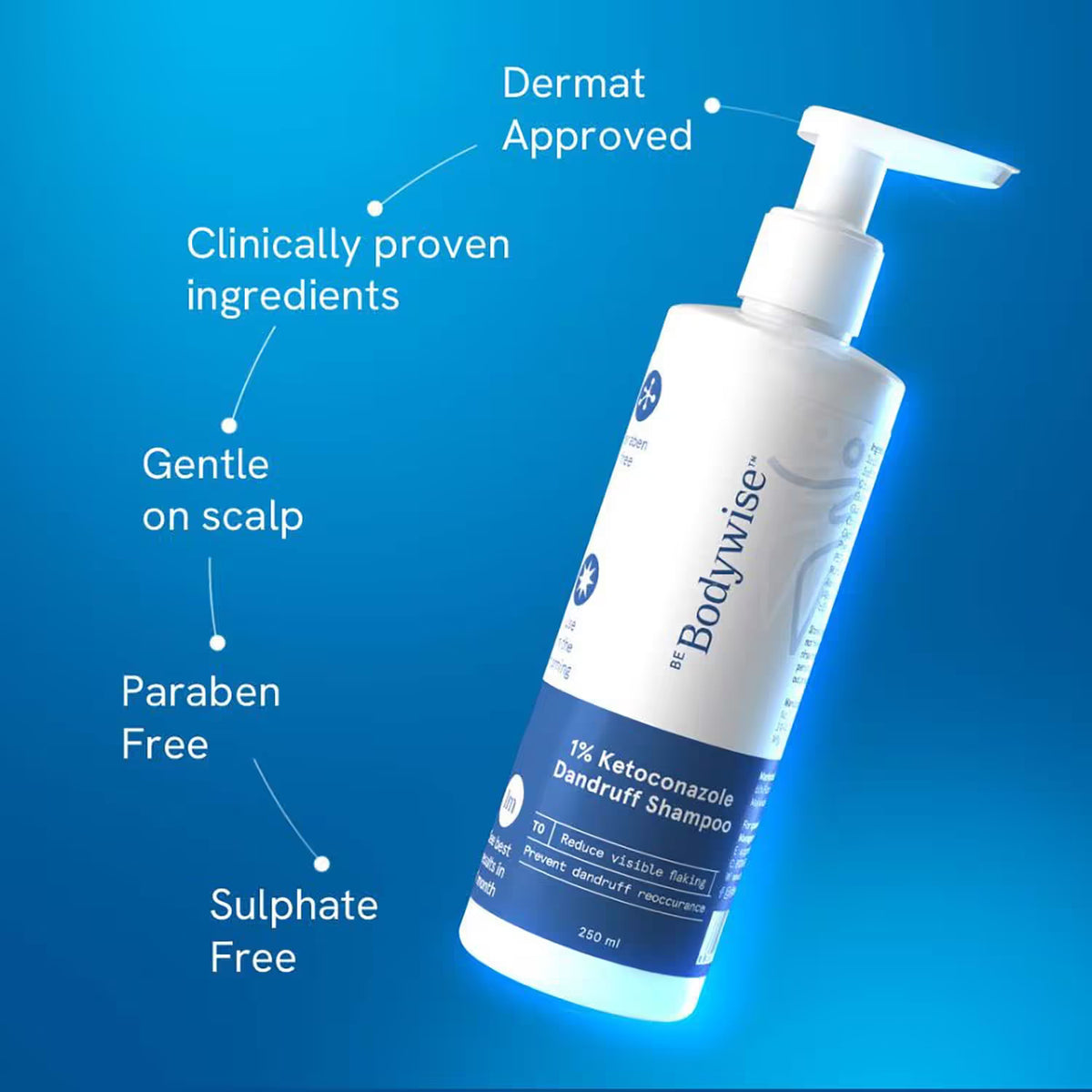 BeBodywise 1% Ketoconazole Dandruff Shampoo For Women