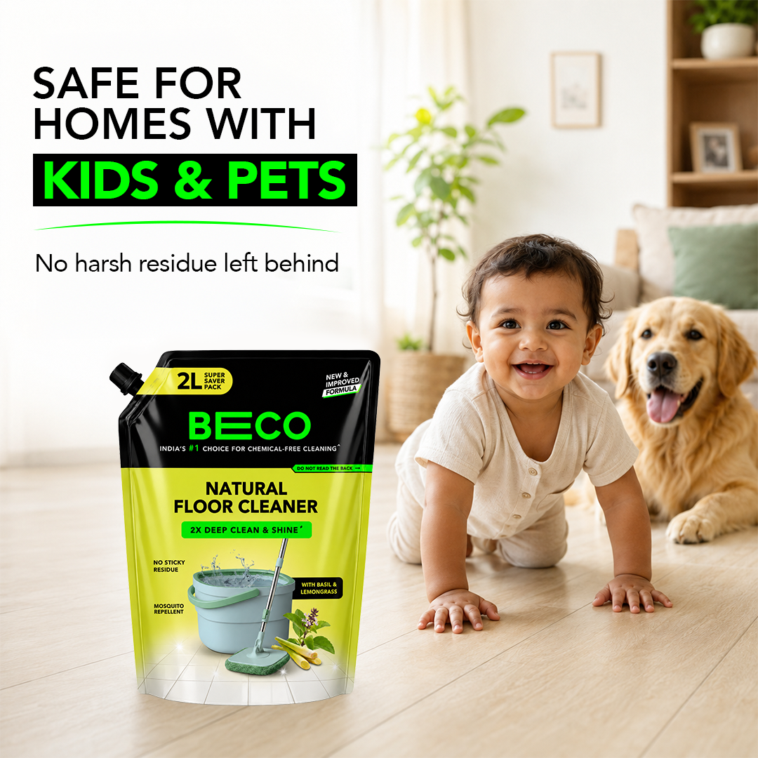 BECO Natural Floor Cleaner Liquid Refill 2 litre image 5
