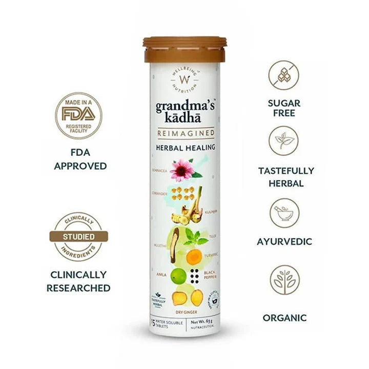 Wellbeing Nutrition Grandma's Kadha - PUSHMYCART