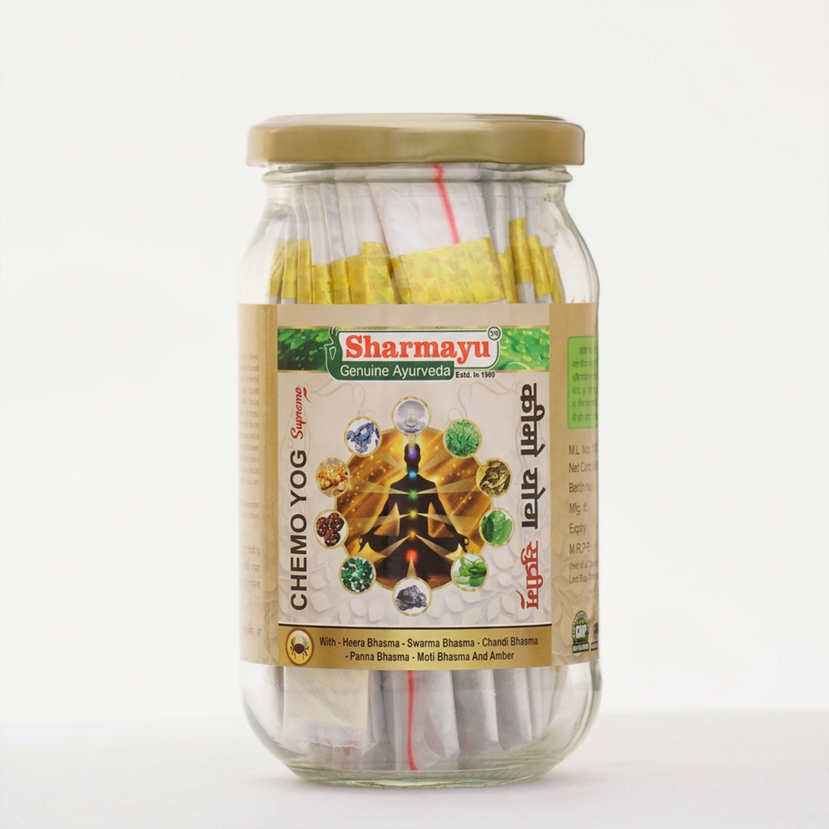 Sharmayu Ayurveda Chemo Yog Supreme 60 Pouch - view 7