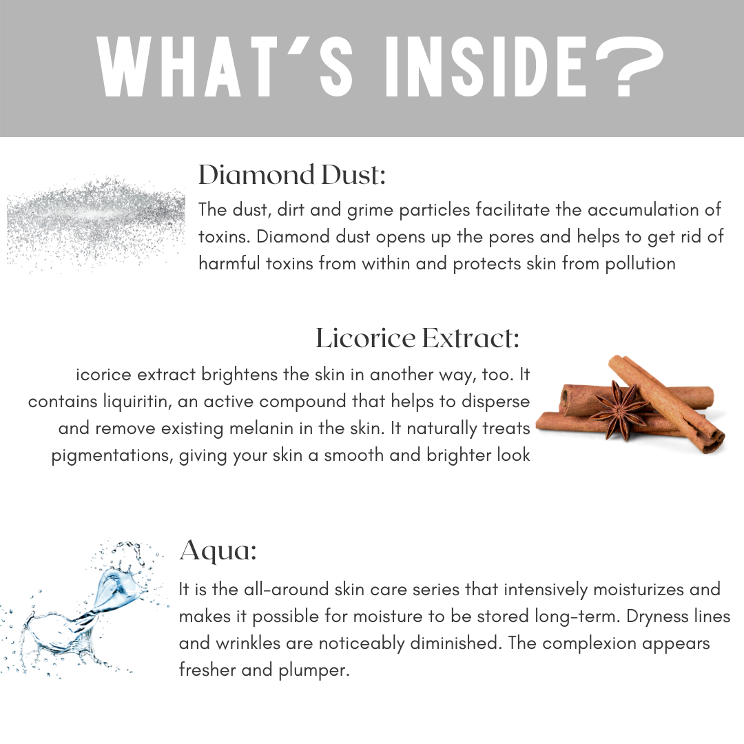 Skin Secrets Diamond Bleach with Diamond Dust & Licorice Extract