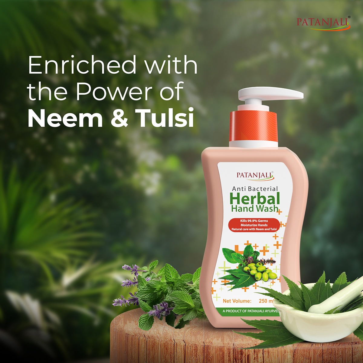Patanjali Herbal Hand Wash Anti-Bacteria