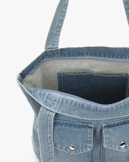Ecoright August Denim Tote Bag