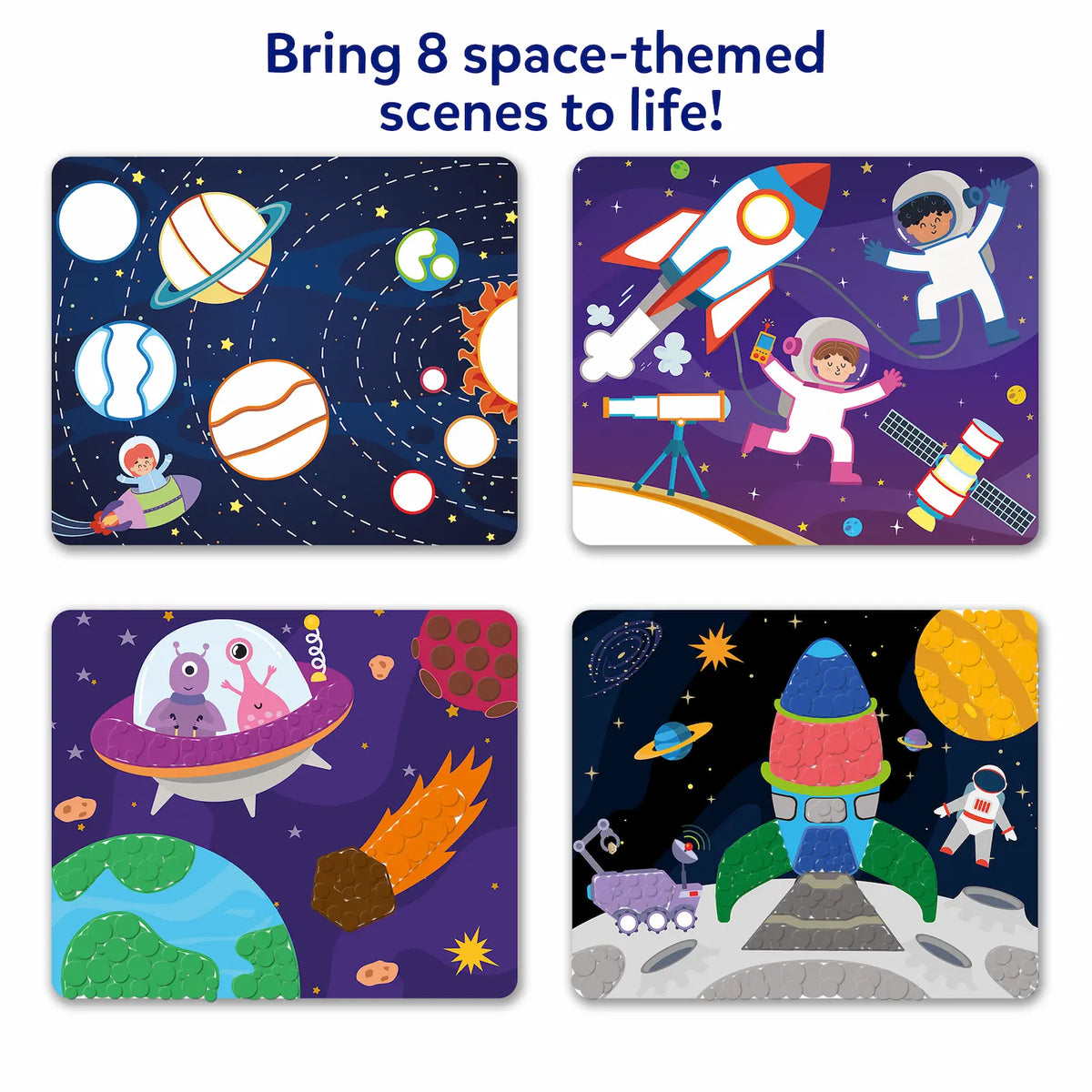 Skillmatics Dot it Outer Space No mess sticker art Ages 3 to 7