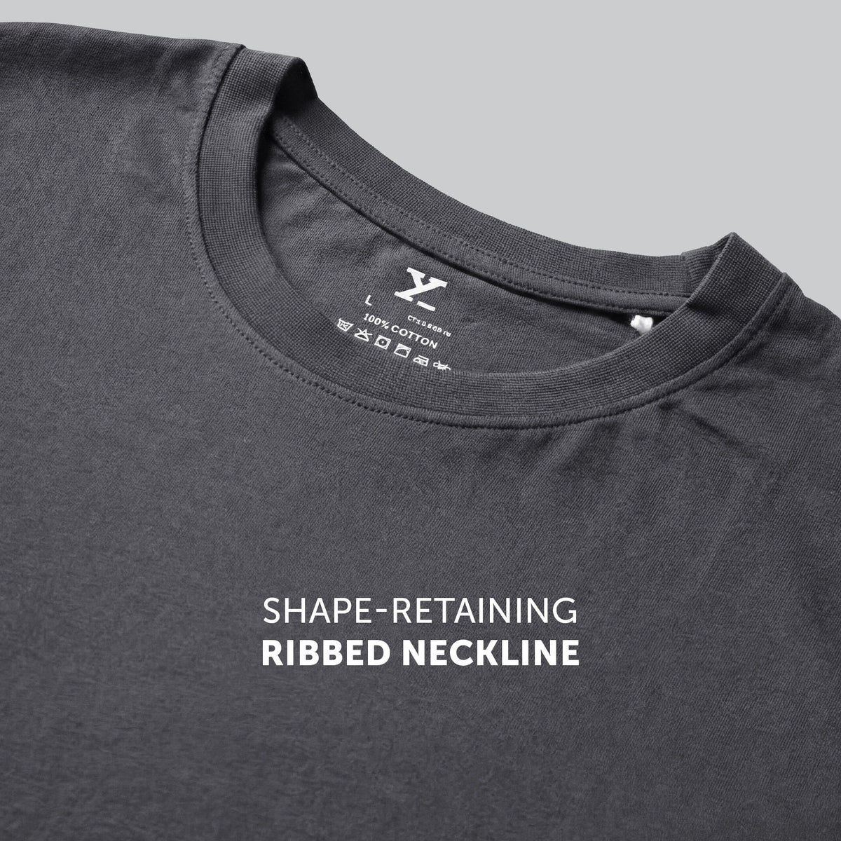 XYXX Pace Combed Cotton T-shirts Anchor Grey - view 4