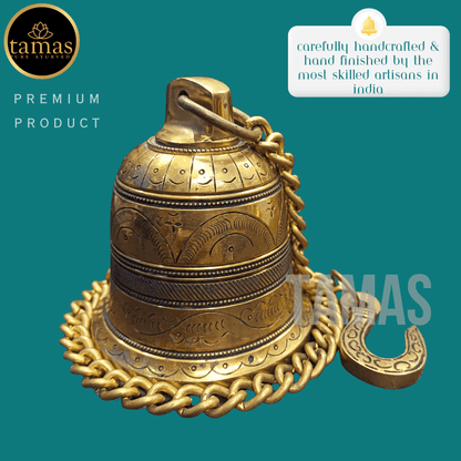 Tamas Brass Bell Hanging - PUSHMYCART