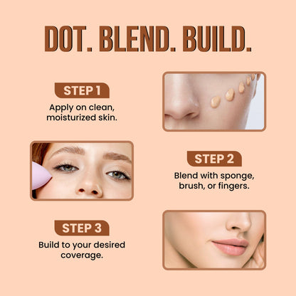 Colors Queen Derma Makeup Cover Foundation | 20 Gram
