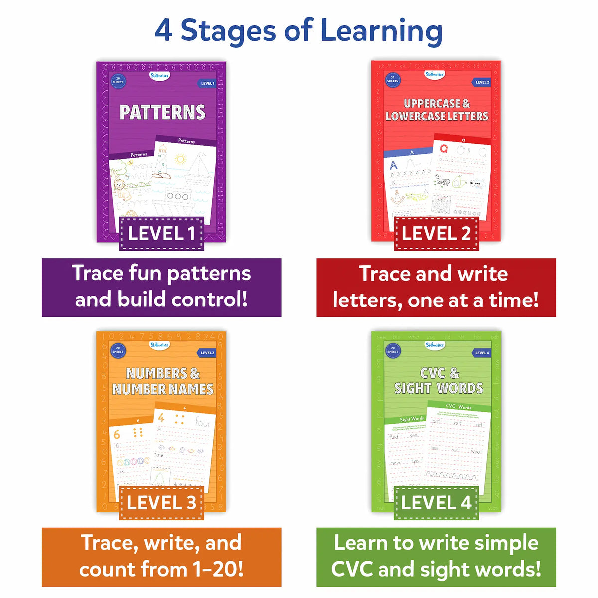 Skillmatics Read and Write Bundle Ages 4 to 7