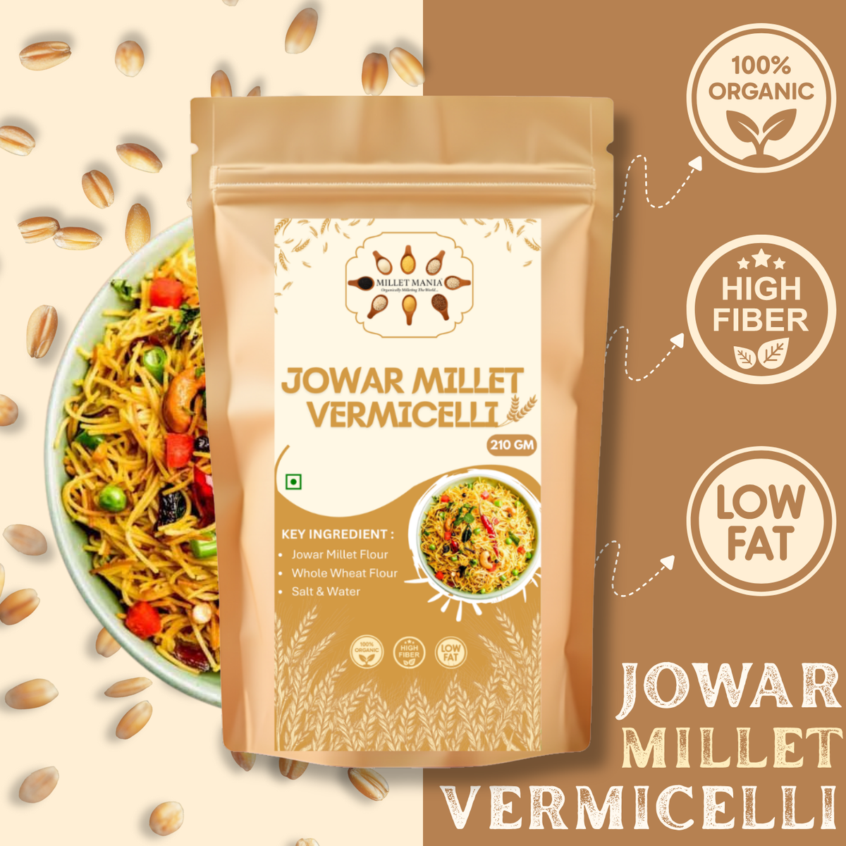 Millet Mania Jowar Vermicelli