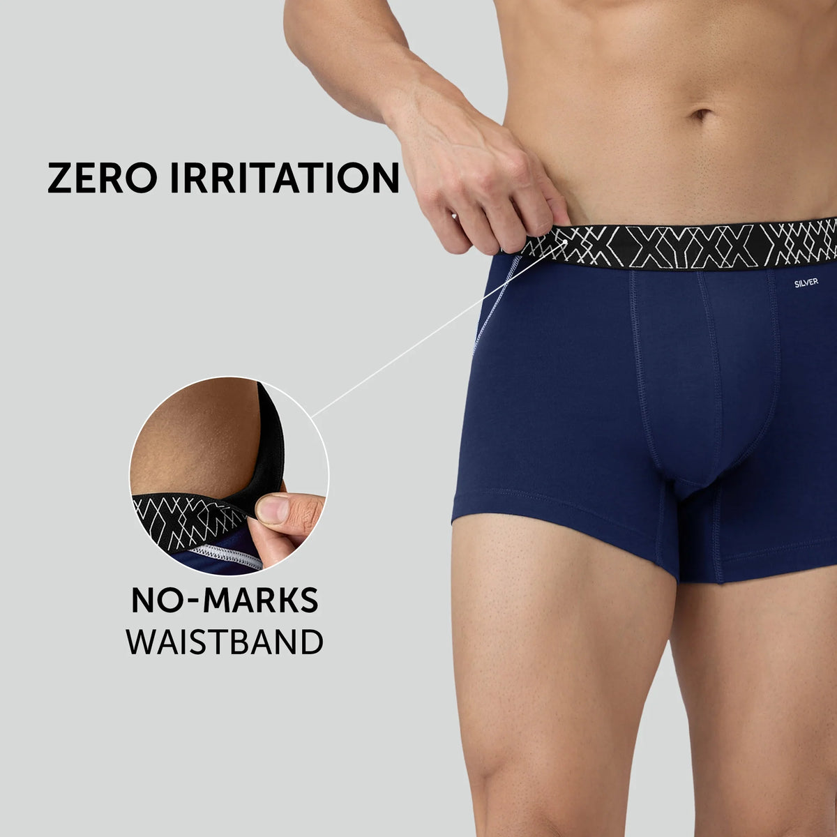 XYXX Sprint Cotton Stretch Trunks Midnight Blue - view 5
