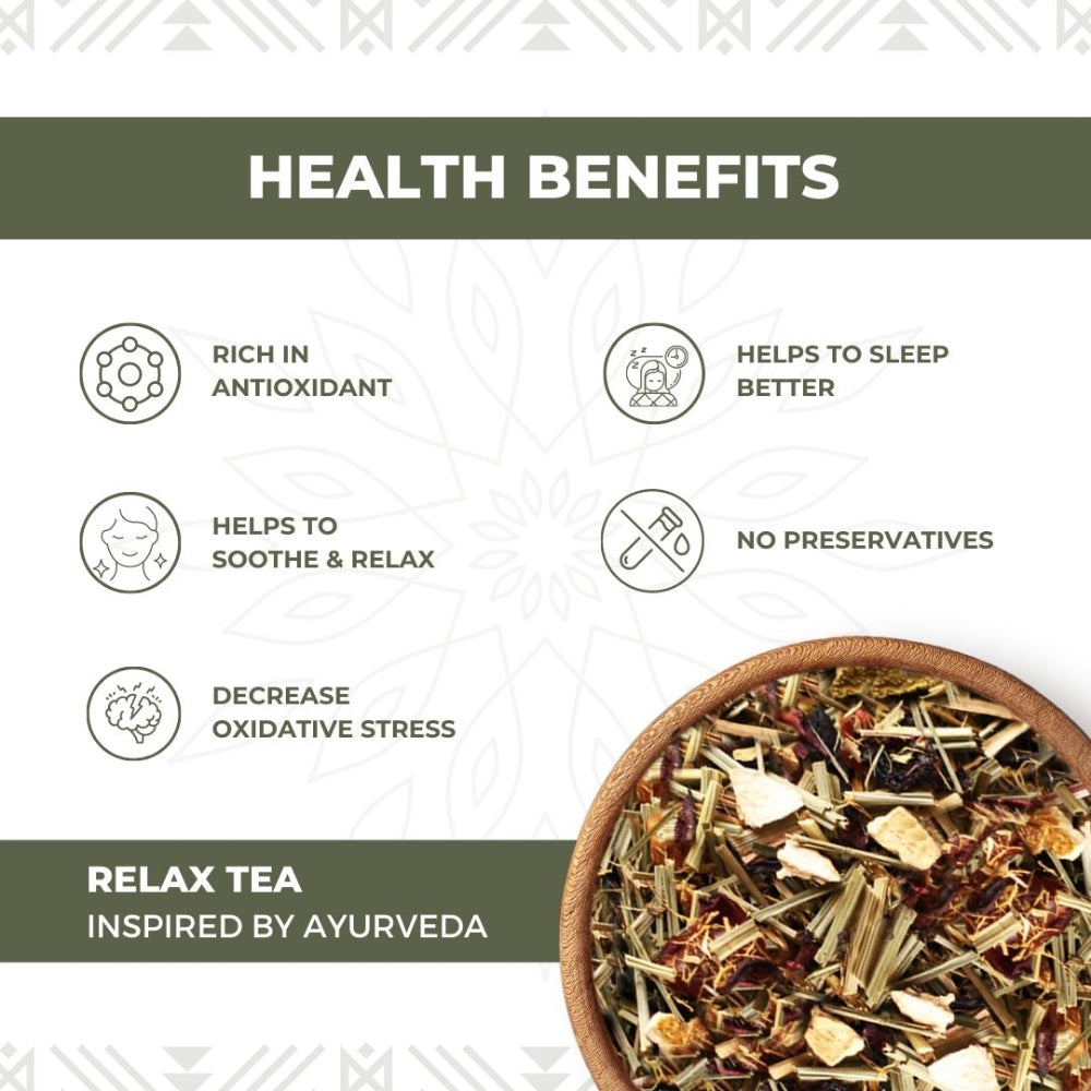 Nutty Yogi Green Herbal Relax Tea 50g