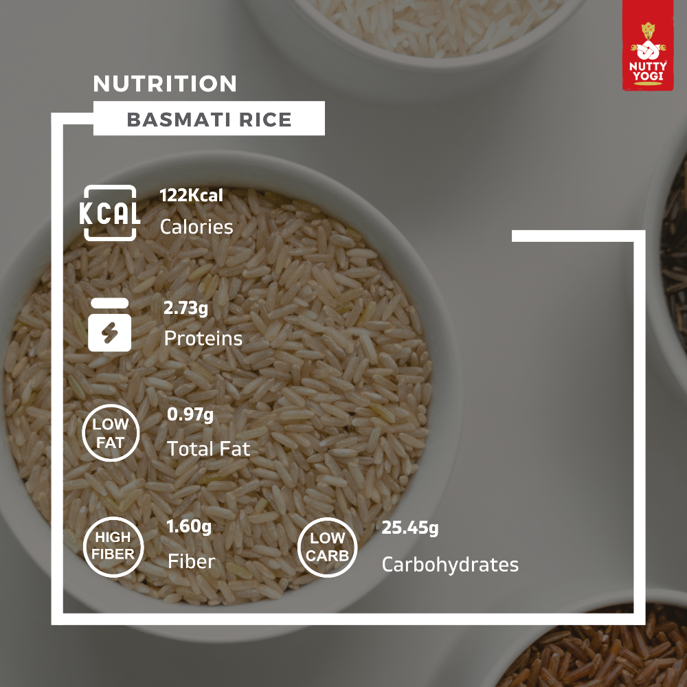 Nutty Yogi Brown Basmati Rice 1kg
