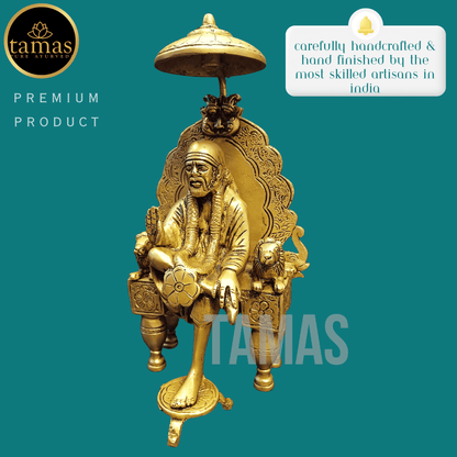 Tamas Brass Sai Baba Statue - PUSHMYCART
