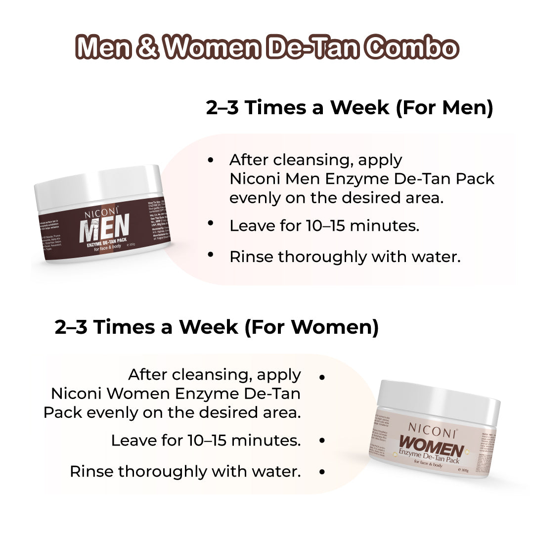 Niconi Men & Women De-Tan Combo - view 4