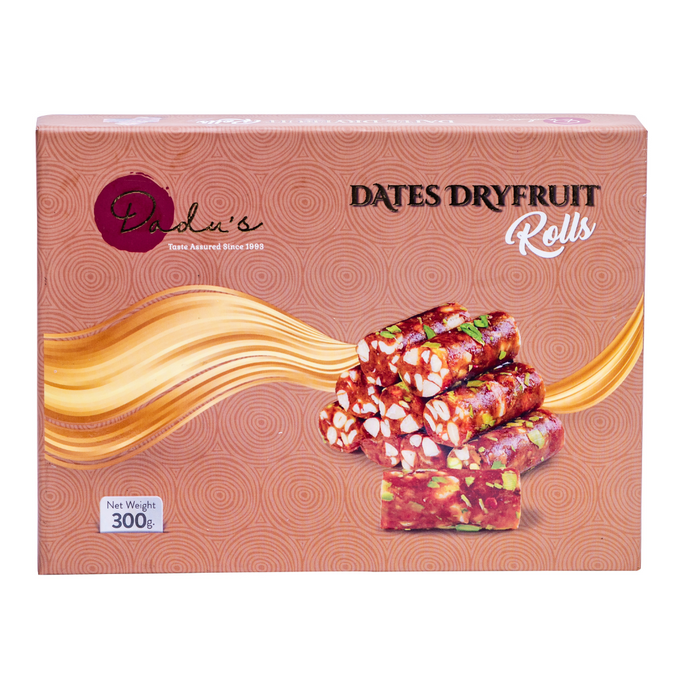Dadu's Dates Dryfruit Roll - PUSHMYCART