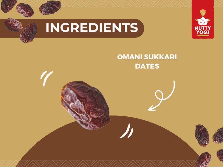 Nutty Yogi Omani Dates 1kg Jar