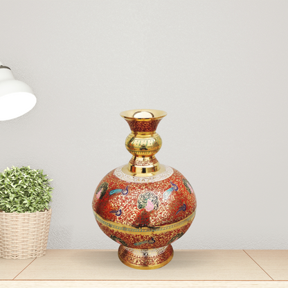 Brass Home And Garden Flower Pot 1.59Kg - PUSHMYCART