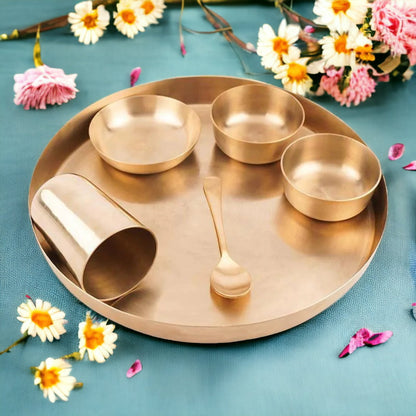 Tamas Bronze Shahi Dinner Set | - PUSHMYCART