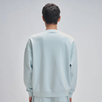 XYXX Crew Oversized Round Neck Sweatshirt - Quad Blue - view 6