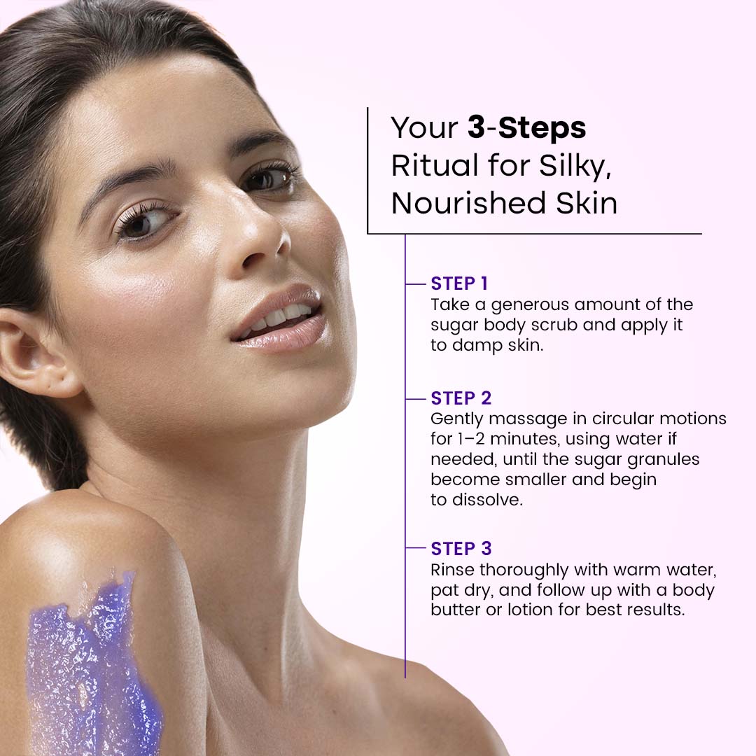 Bryan & Candy Lavender and Vanilla Sugar Body Scrub, a luxurious exfoliator for smooth, radiant skin. - Image 5