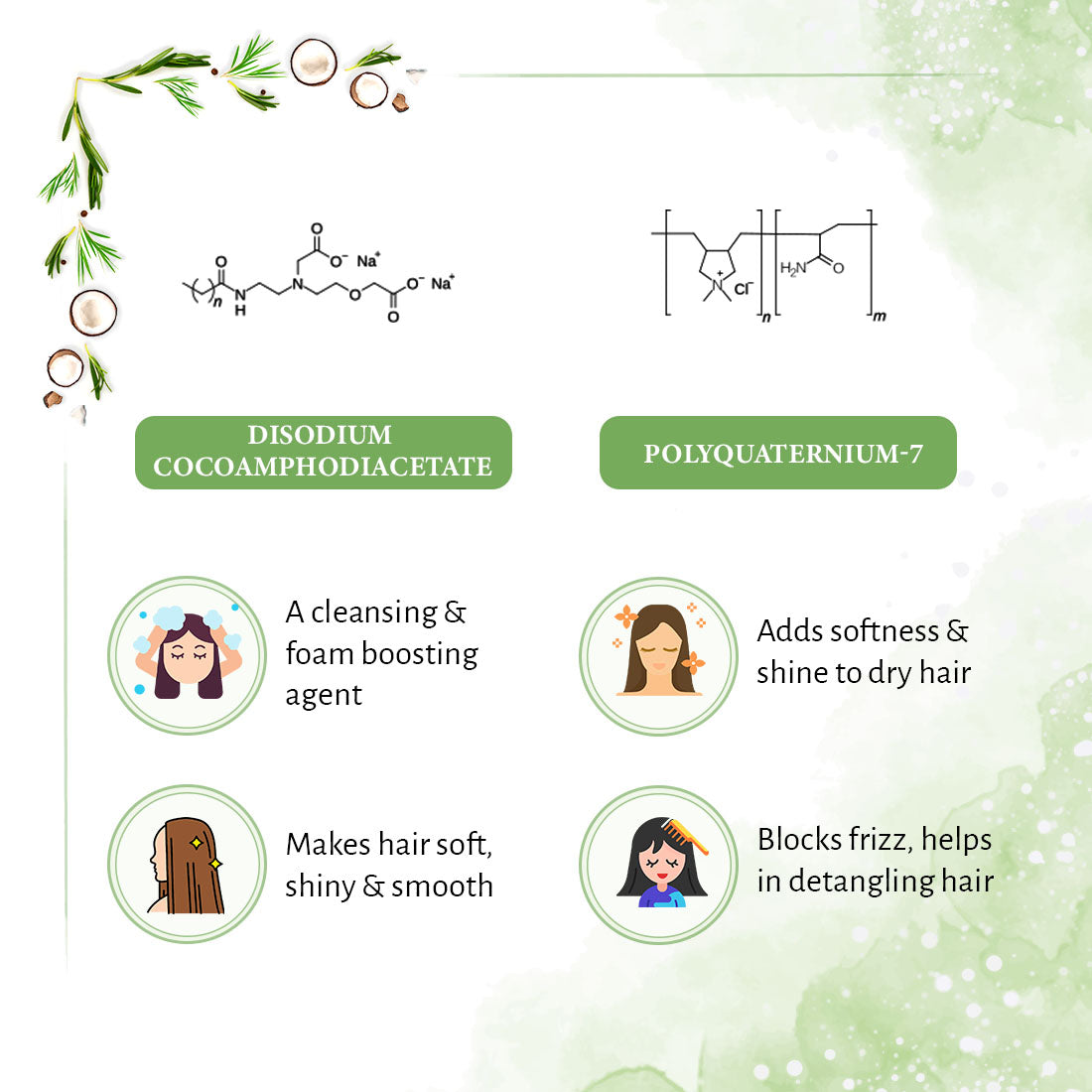 Keya Seth Aromatherapy Rosemary Tea Tree Coconut Serum & Shampoo Combo