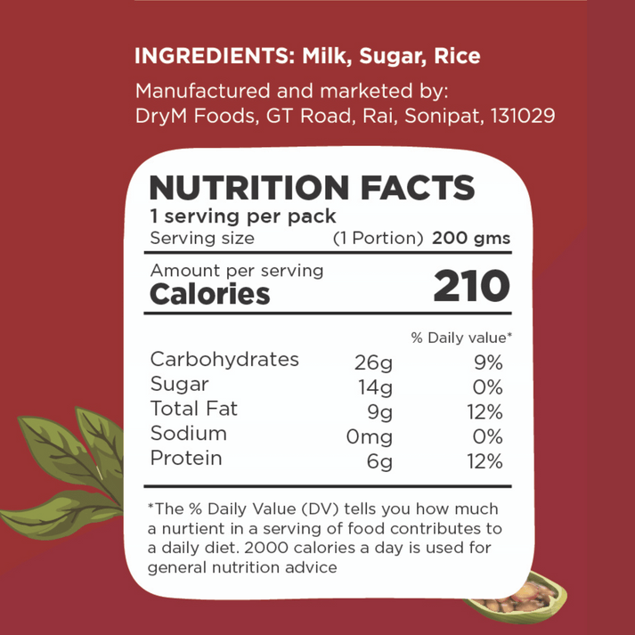 Drym foods Rice Kheer