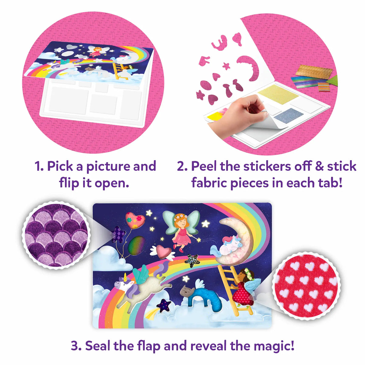 Skillmatics Magical Fabric Fun Bundle Ages 4 and Up