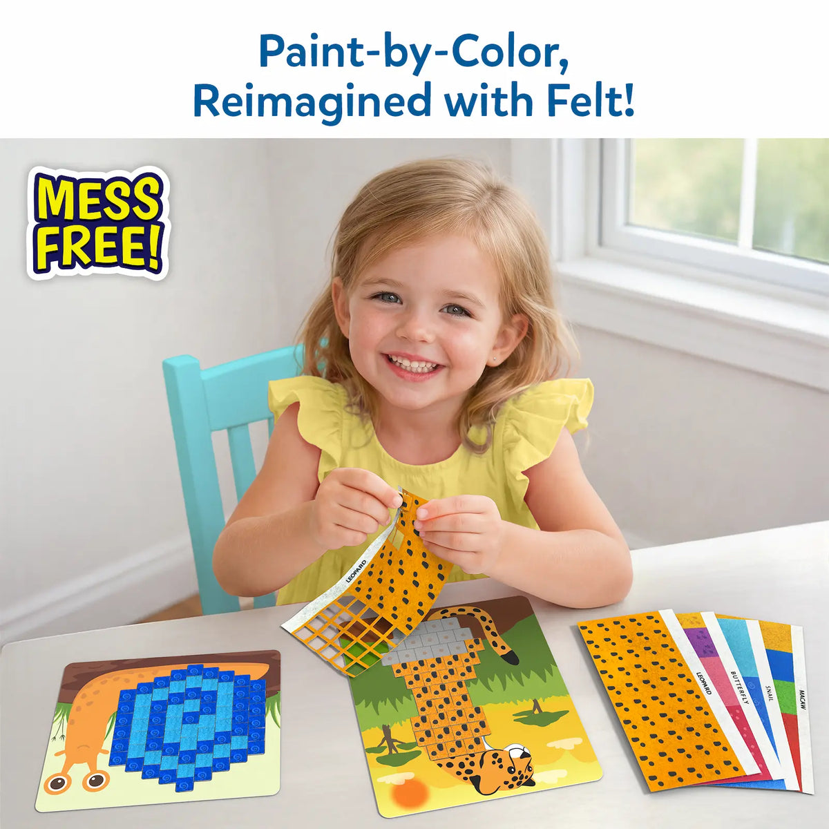 Skillmatics Animal Fabric Art Bundle Ages 4 and Up
